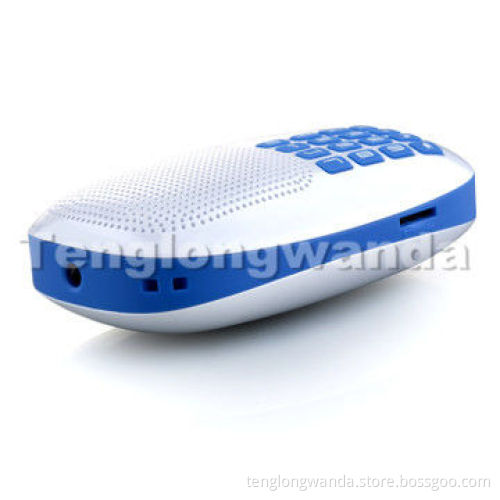 Music Player, Supports Micro SD Card, with FM Radio and LED Lighting